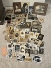Antique Cabinet Card Photos Lot 1800   s Early 1900   s Old Family Estate Portraits 