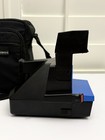 Vintage Polaroid Spirit 600 Norton Let s Talk Shop Blue Camera   Carry Bag