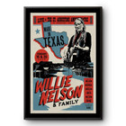 Willie Nelson  family On Feb 19-20 At The St  Augustine Amphitheatre Tour Poster