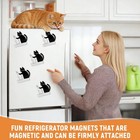 1-100x Whisker Vase Cute Magnetic Refrigerator Ornament Fridge Magnets Cat