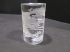 Etched Glass Dragon Roulette Win Marker - Glass Roulette Dolly Win Marker -