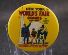 Dc Comics Ny World s Fair Pin - Superman Batman Robin - 2 1 8  Dia Reproduction