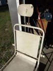 Antique 1920   s Dentist Or Doctor Chair Steel Metal Hospital Medical Dental