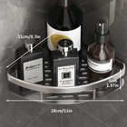 Bathroom Storage Rack No Drill Shelves Wall Mount Corner Shelf Shower Holder For