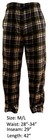 New Mens Flannel Fleece Pajama Pant Lounge Pants Navy Light Beige M l