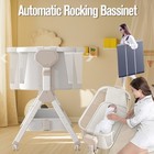 Automatric Rocking Cribs Baby Bassinet Newborn Beside Sleeper Infant Co-sleeper