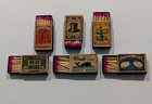 Set Of Six  6  Antique Victorian Safety Matchbox