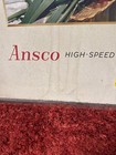 Large Vintage Ansco Camera Anscochrome Color Film Store Display  30   x21 5     Sign