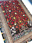 Finest Genuine  100 Silk Middle Eastern Rug By Abolfazl Rajabian 82 X 50 Inch 