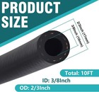 3 8  Id Fuel Line Hose 10ft Push-lock Nbr Rubber Tubing Gas Oil Water Transfer
