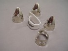 Dunlop 5 Pc Nickel Silver Finger Pick Set  020   Fast Ship