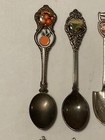 Lot Of 9 California Souvenir Spoons - Sf  Yosemite  Catalina Island  Hollywood