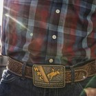 Montana Silversmiths Dale Brisby Buckin  Stock Wrc Winnebago Belt Buckle New