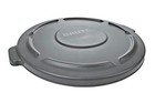 Rubbermaid Self-drain Flat Top Lid For 32-gallon Brute Containers  Gray