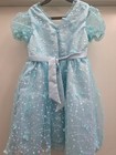 Kensie Girl Aqua Sequin Butterfly Dress Sz 7 Whimsy Fairy Princess Party