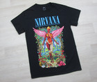 Nirvana Band T Shirt  s  Reprint Grunge Rock Band Music Concert In Utero