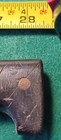 Vtg 23 25  Machete W  Black Plastic   Composite Scales  No Makers Mark
