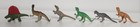 Vintage Safari Ltd Mini Plastic Dinosaur Lot Of 6 W  Fast Free Shipping 
