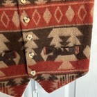 Vintage 80s Thums Up Wool Blend Blanket Vest Sz L Boho Coachella Aztec Festival