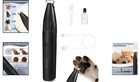 Professional Dog Hair Trimmer  Cordless  Low Noise  2 Speed For Paws  Face  Ears