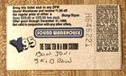 Bon Jovi Ticket Stub 1989 Skid Row Reunion Arena Dallas Texas New Jersey Tour