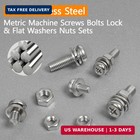 584 Pcs Metric Screw Assortments m2 M2 5 M3 M4 M5 Assorted Nuts And Bolts Assort