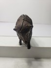 Vintage Antique Buffalo Bison Cast Iron Coin Bank Animal Figurine Arcade 