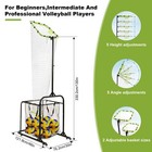 Volleyball Setting Trainer Volleyball Setter Training Equipment Target Net--