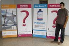 Lot Of 10 - Trade Show X Banner Stands 31 71  Sign Display  hardware Only 