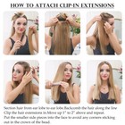 100  Natural Remy Clip In Hair Extensions 8 Full Head Real Human Hair Balayage F