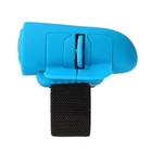 Mini Wireless Usb Finger Mouse Tooth Optical Handheld Mice For Laptop Pc Blue