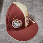 Y2k Negro League Museum Fitted Cap Hat All Over Teams Logo 7 Wool