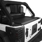 Cargo Trunk Cover Security Deck Enclosure Fit Jeep Wrangler Jk 2015-2018 4-door