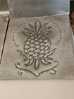 Lot Of 4 Vintage Punched Tin Pie Safe Panels Pineapple Farmhouse Primitive 