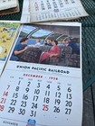 Vintage Union Pacific Train Calendars 1950   s  15 