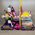 Lot Of 3 Vtg Nickelodeon Aaahh    Real Monsters Plush Dolls Krumm Oblina Ickis