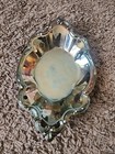 Vtg International Silver Co  Silverplate Scalloped Oval Tray Nut Dish Candy Bowl