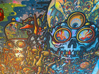 Rainbow Foil Goose The Band 2023 United Kingdom Uk Tour Poster Drew Millward