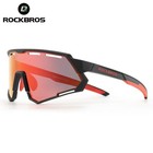 Rockbros Dual Lens Cycling Sunglasses Polarized Glasses Photochromic Goggles