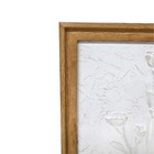White Floral 10  X 20  Framed Art Print  set Of 2 
