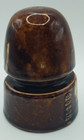  Large Dark Brown Ceramic Porcelain Insulator
