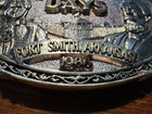 Rare Adm 24k Gold Plate 1986 Old Fort Days Arkansas Rodeo Trophy Belt Buckle