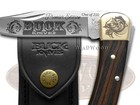 Buck 110 Premier Edition Ebony Wood Folding Hunter 1 250 Stainless Pocket Knife