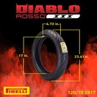Pirelli Diablo Rosso Iii 120 70 Zr17 Front Motorcycle Tire