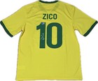 Zico Signed Brazil            World Cup Jersey Beckett  Coa