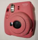 Fujifilm Instax Mini 9 Instant Camera Flamingo Pink Turns On - No Film