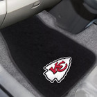 New 4pcs Nfl Kansas City Chiefs Car Truck Front Rear Carpet Floor Mats Set