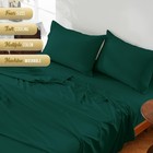 Twin Set 3 Pieces Hotel Luxury Breathable Soft Microfiber Bedsheets  Anti Pil   