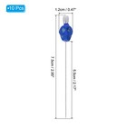 3  Skull Sewing Pins  10pcs Steel  Straight Pins  Dark Blue