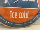 Fanta Orange Soda 12  Thermometer With Dome Sign Bubble Coca Cola Company Works 
